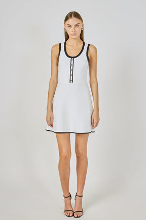 ENDLESS ROSE - Scoop Neck Knit Midi Dress - DRESSES available at Objectrare