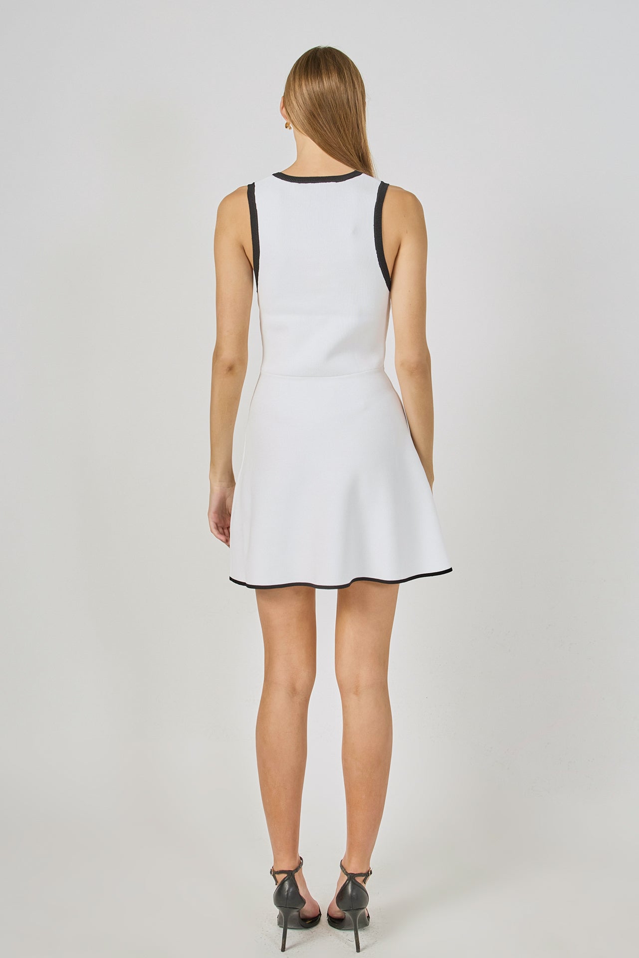 ENDLESS ROSE - Scoop Neck Knit Midi Dress - DRESSES available at Objectrare