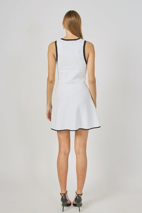 ENDLESS ROSE - Scoop Neck Knit Midi Dress - DRESSES available at Objectrare