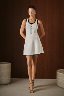 ENDLESS ROSE - Scoop Neck Knit Midi Dress - DRESSES available at Objectrare