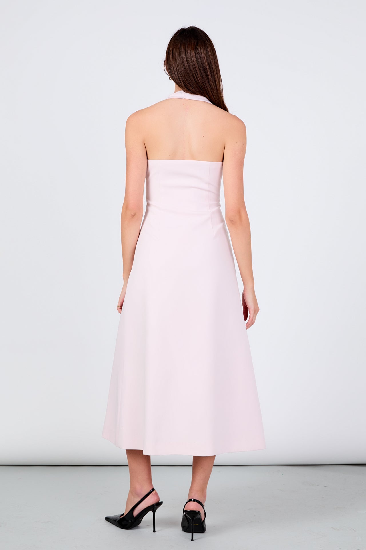 ENDLESS ROSE - Halter Midi Dress - DRESSES available at Objectrare