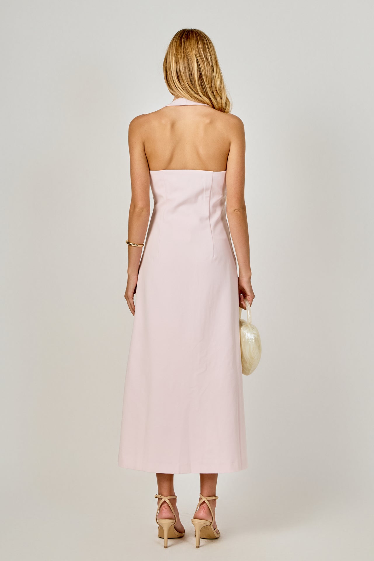 ENDLESS ROSE - Halter Midi Dress - DRESSES available at Objectrare