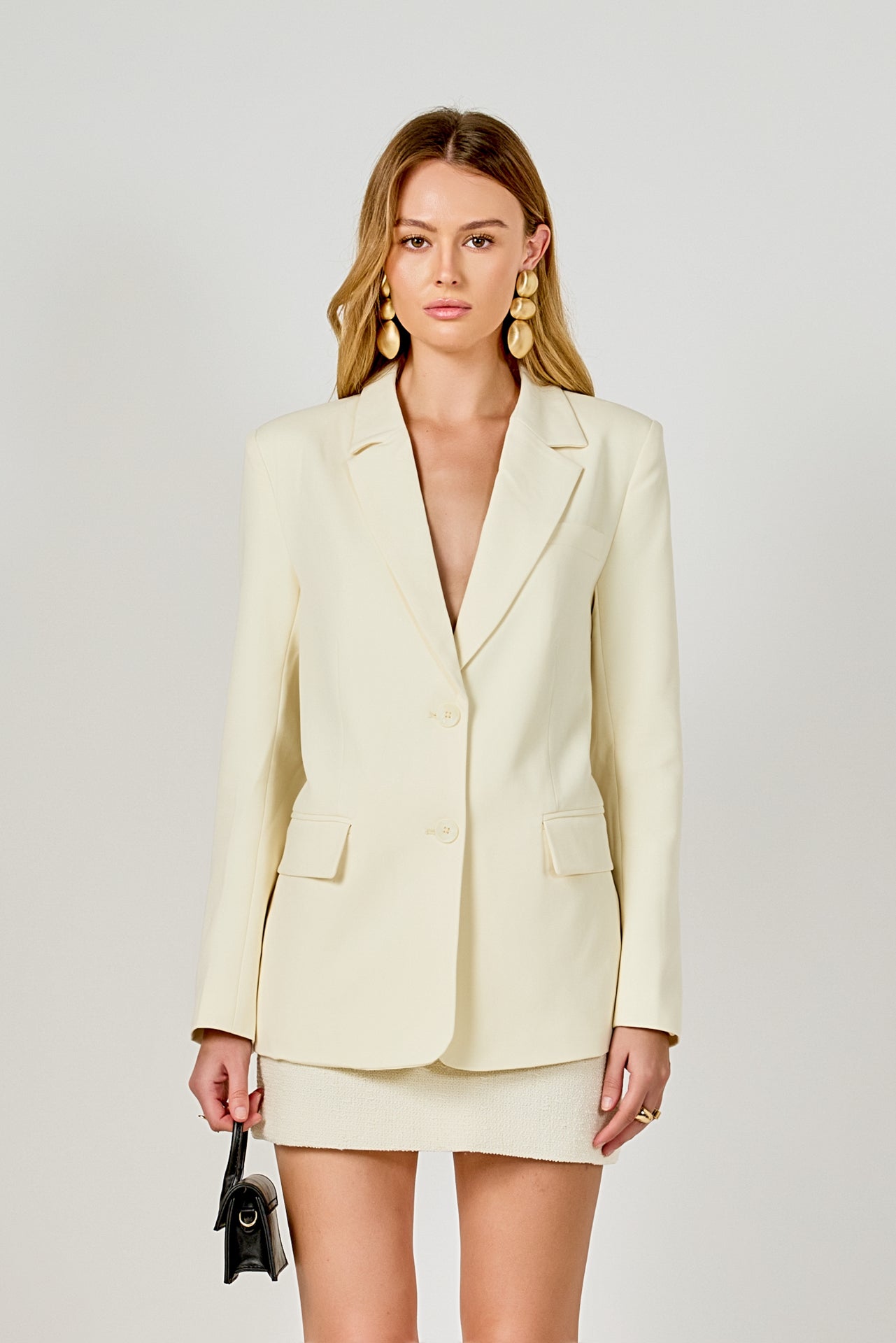 ENDLESS ROSE - Diana Standard 2 Button Blazer - JACKETS available at Objectrare