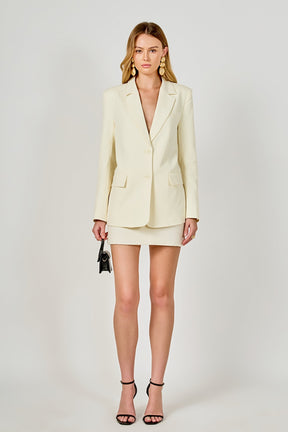 ENDLESS ROSE - Diana Standard 2 Button Blazer - JACKETS available at Objectrare