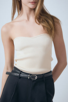 ENDLESS ROSE - Endless Rose - Hana Fitted Knit Tube Top - TOPS available at Objectrare