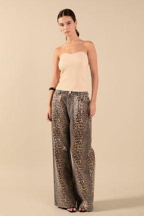 ENDLESS ROSE - Hana Fitted Knit Tube Top - TOPS available at Objectrare