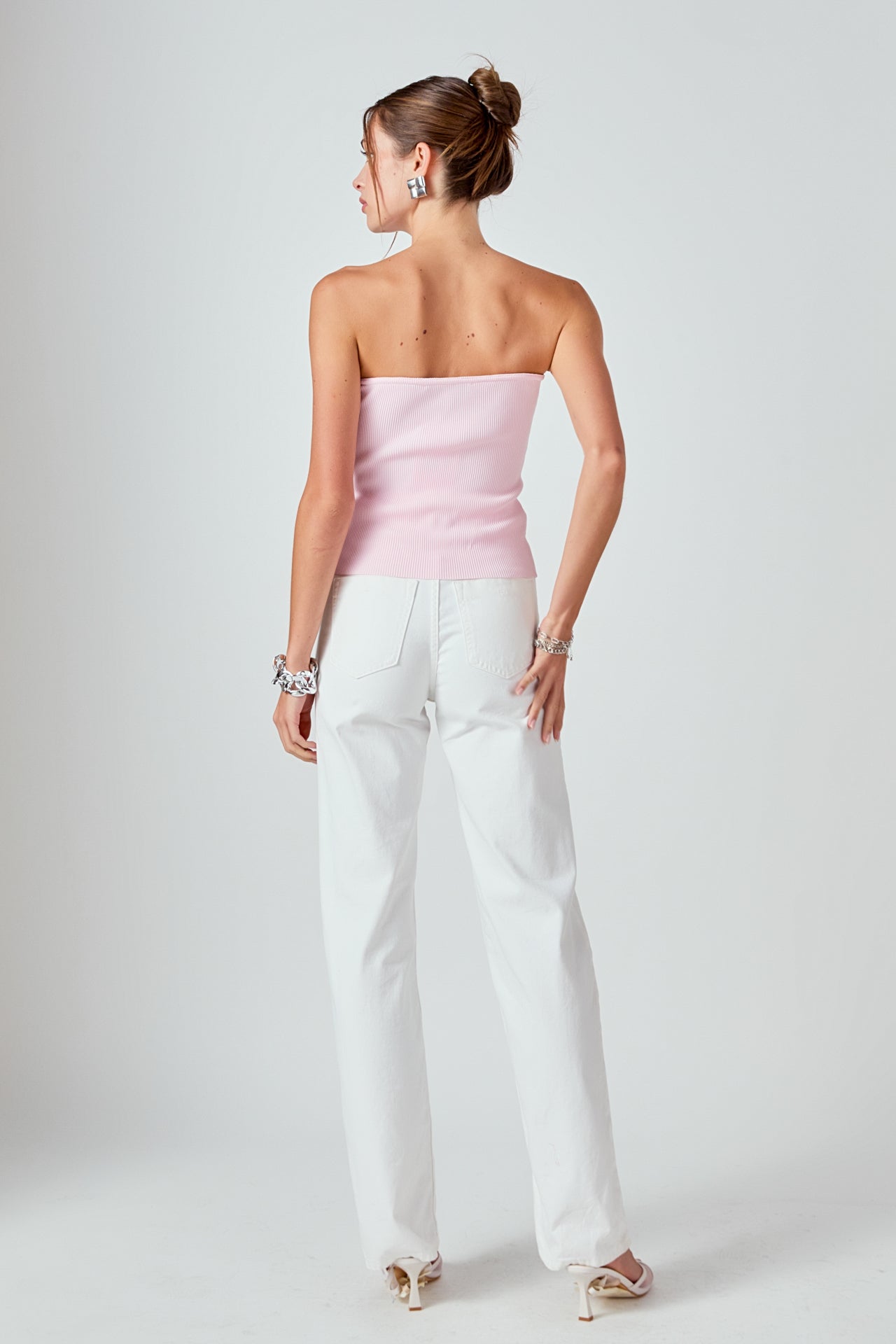 ENDLESS ROSE - Knit Strapless Top - TOPS available at Objectrare