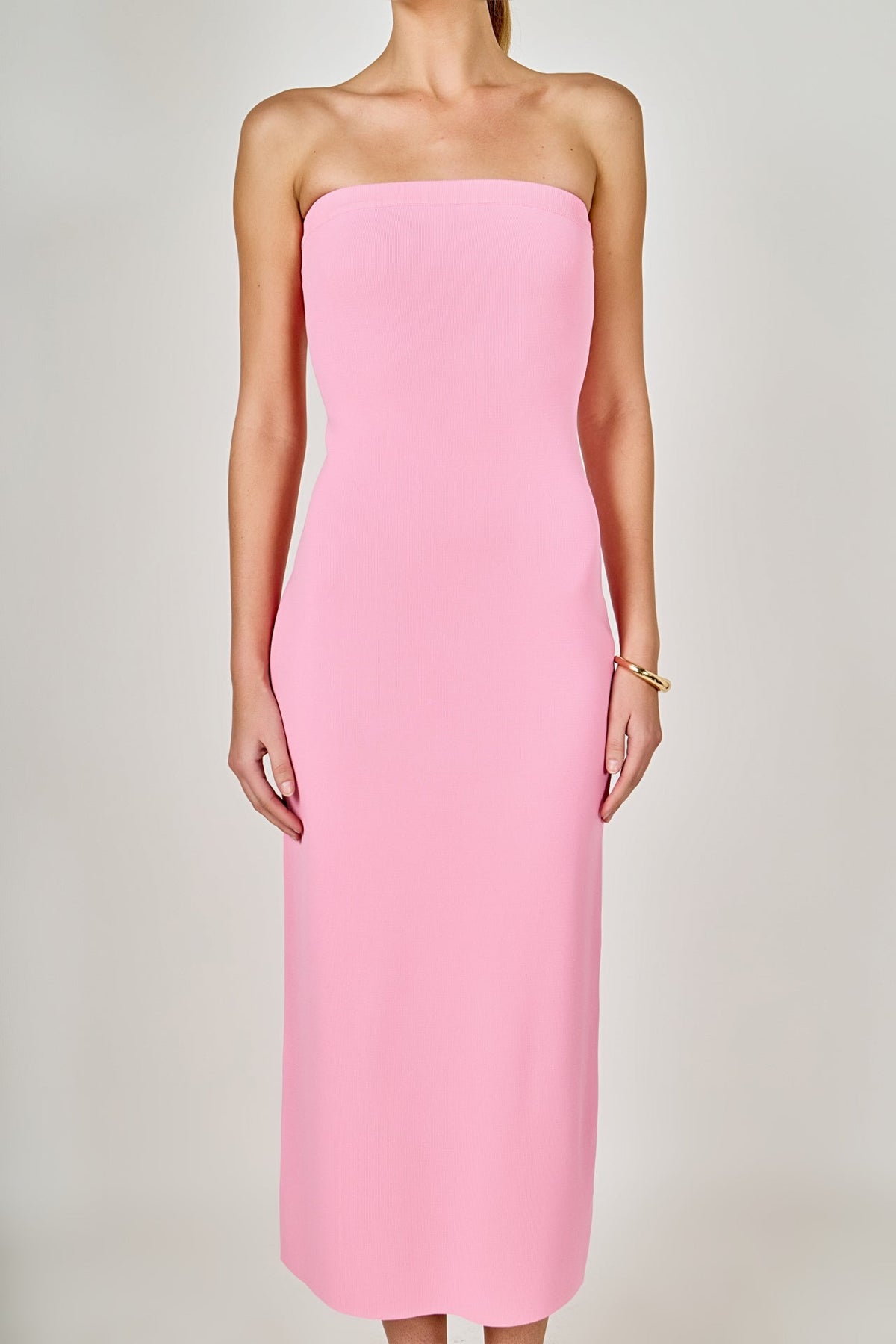 ENDLESS ROSE - Knit Tube Midi Dress - DRESSES available at Objectrare