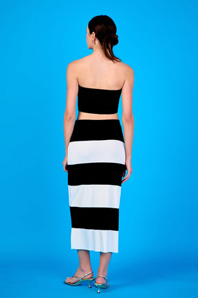 ENDLESS ROSE - Monroe Tube Top and Maxi Skirt Set - TOPS available at Objectrare