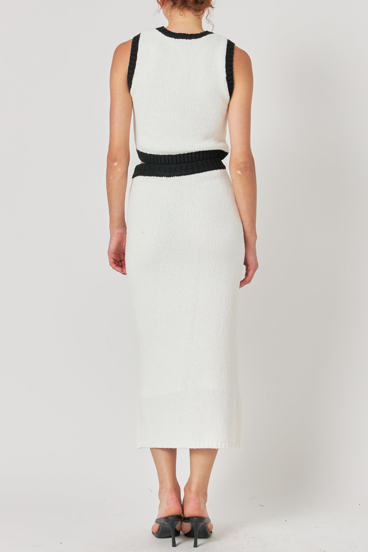 Crochet Knit Maxi Skirt