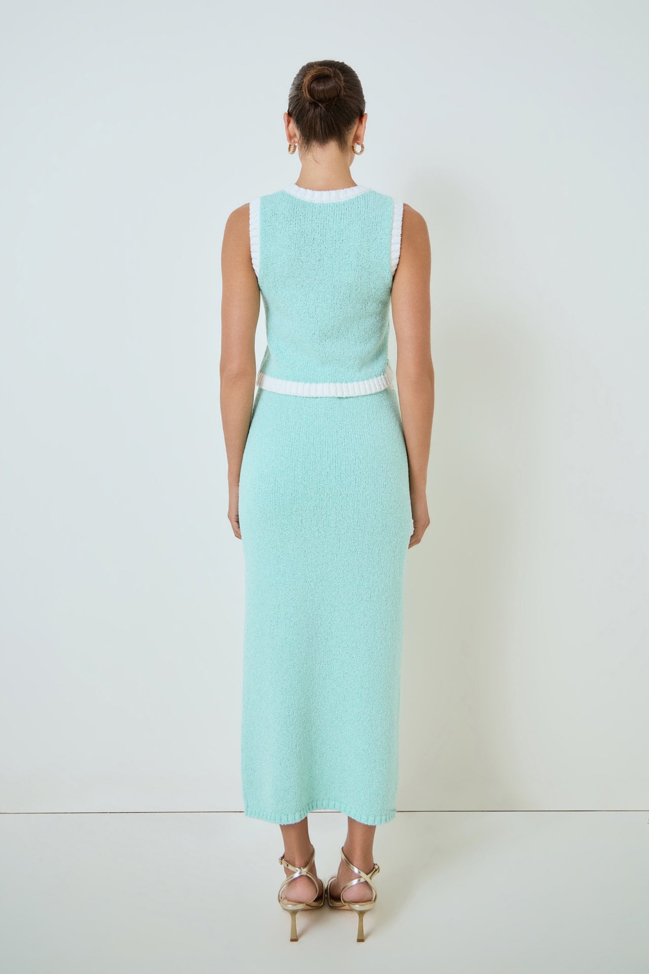 MARSY - Crochet Knit Maxi Skirt - SKIRTS available at Objectrare