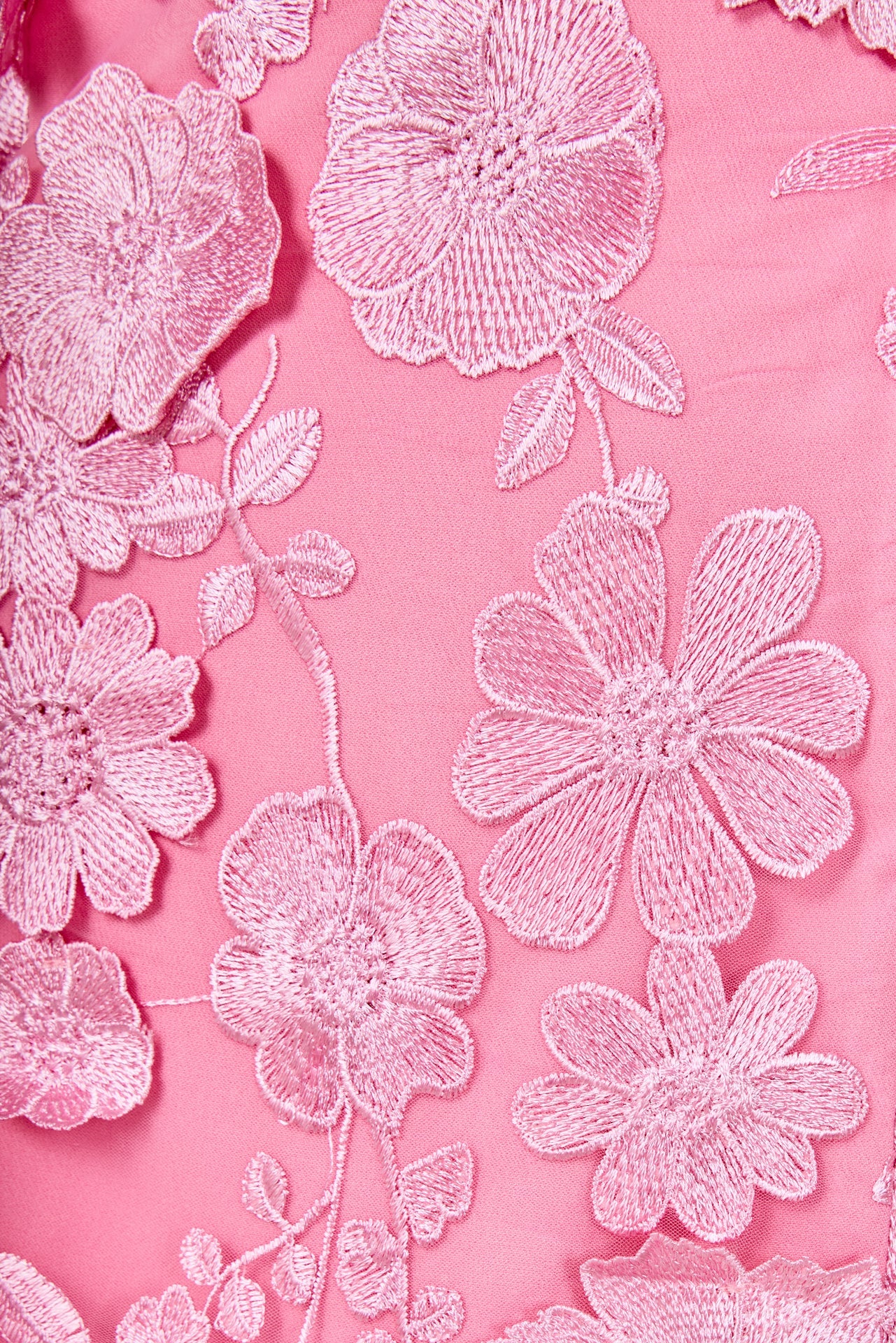 ENDLESS ROSE - Strapless Floral Embroidered Maxi Dress - DRESSES available at Objectrare