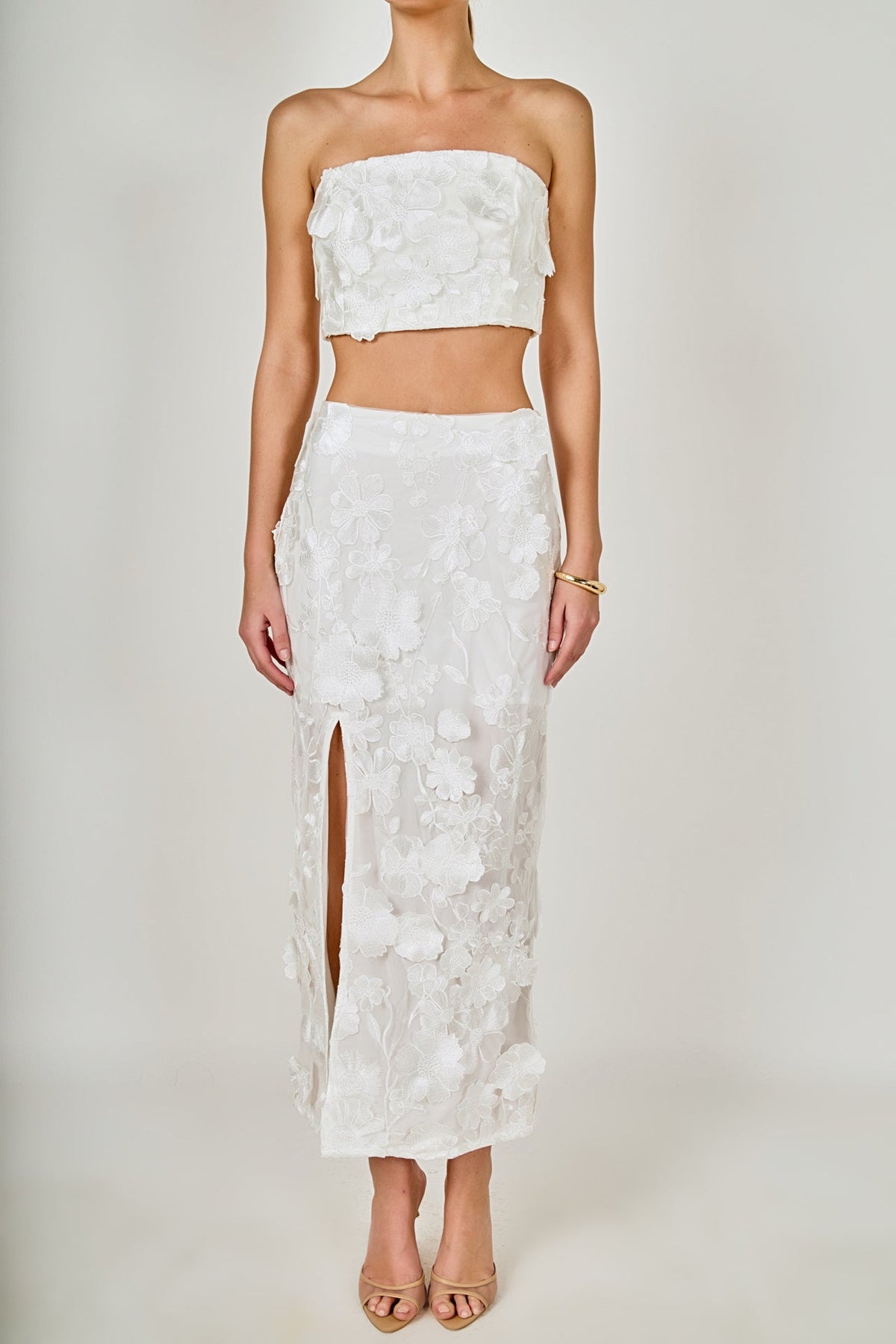ENDLESS ROSE - Floral Embroidered Set - TOPS available at Objectrare