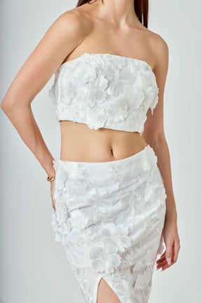 ENDLESS ROSE - Floral Embroidered Set - TOPS available at Objectrare