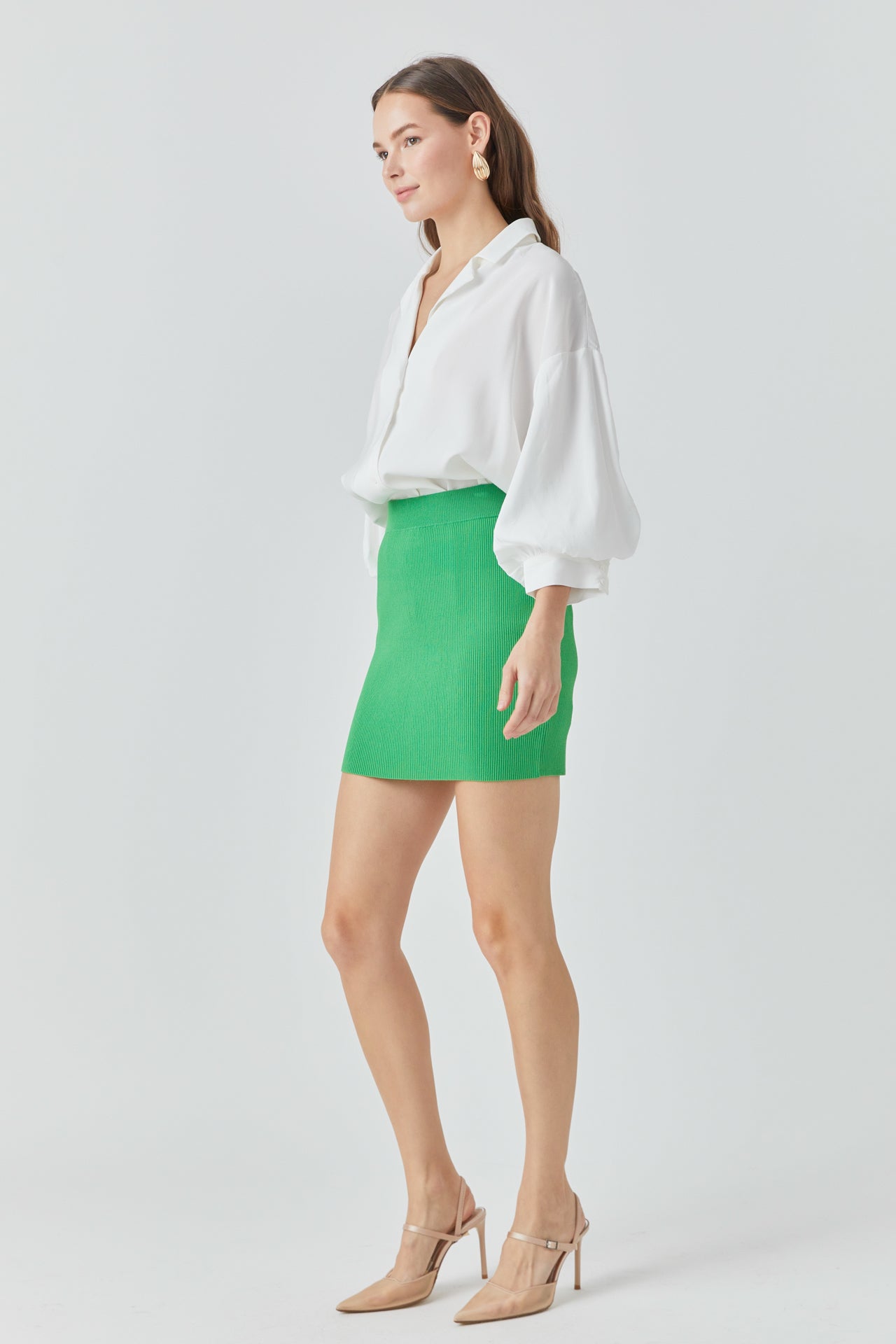 ENDLESS ROSE - Banded Knit Mini - SKIRTS available at Objectrare
