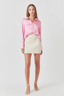 ENDLESS ROSE - Banded Knit Mini - SKIRTS available at Objectrare