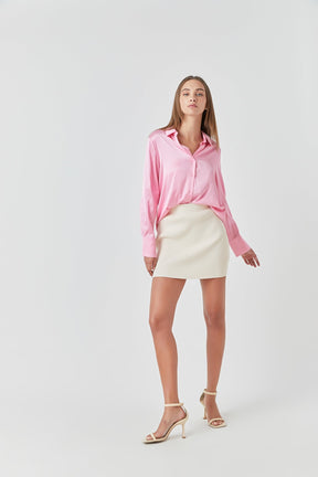 ENDLESS ROSE - Banded Knit Mini - SKIRTS available at Objectrare