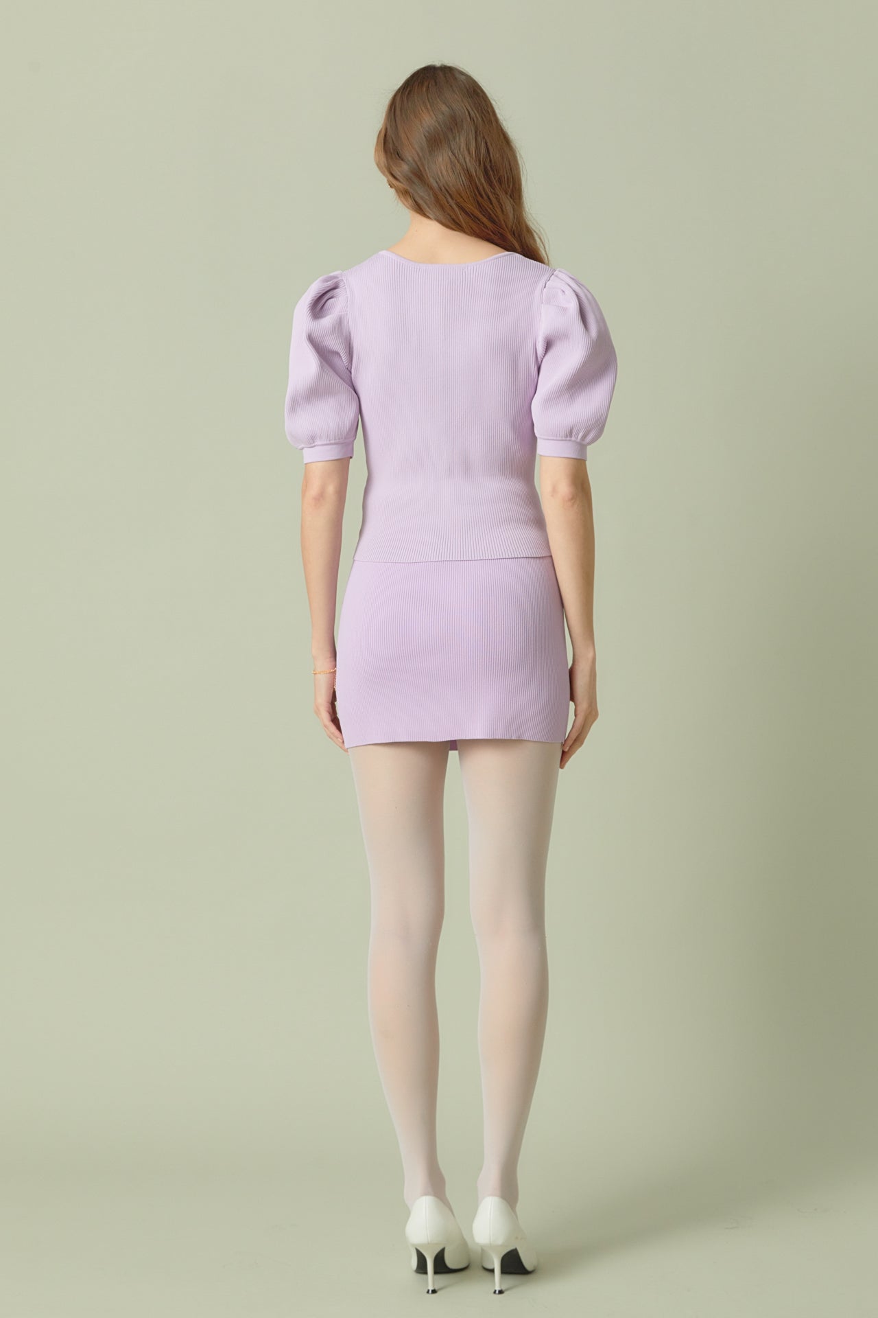 ENDLESS ROSE - Banded Knit Mini - SKIRTS available at Objectrare
