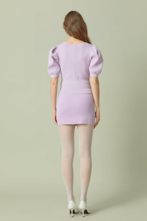 ENDLESS ROSE - Banded Knit Mini - SKIRTS available at Objectrare
