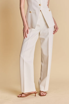 ENDLESS ROSE - Zip up Suit Trousers - PANTS available at Objectrare