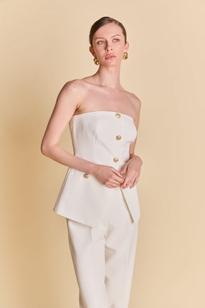 ENDLESS ROSE - Zip up Suit Trousers - PANTS available at Objectrare