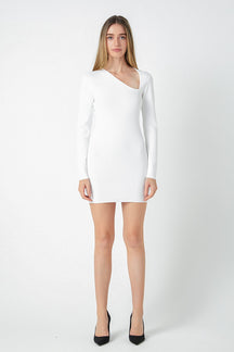 ENDLESS ROSE - Cut out Long Sleeve Mini Dress - DRESSES available at Objectrare