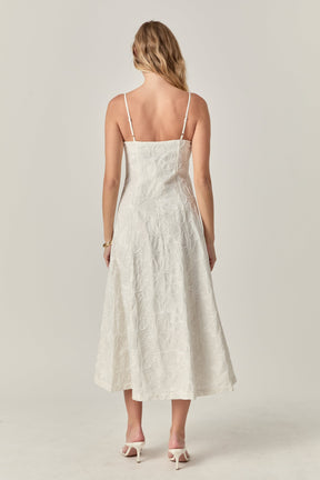 ENDLESS ROSE - Floral Embroidered Maxi Dress - DRESSES available at Objectrare