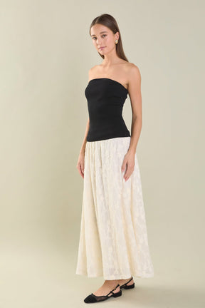 ENDLESS ROSE - Strapless Knit Top - TOPS available at Objectrare