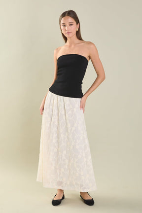 ENDLESS ROSE - Strapless Knit Top - TOPS available at Objectrare