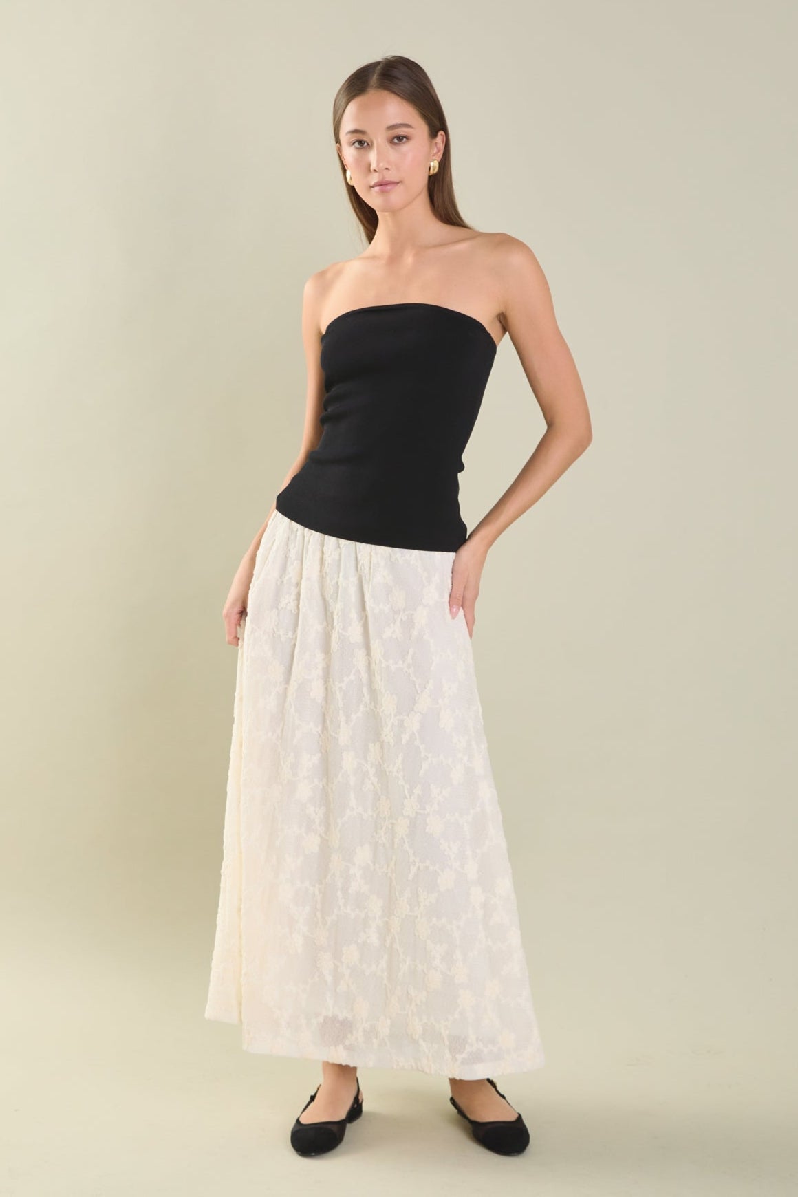 Strapless Knit Top