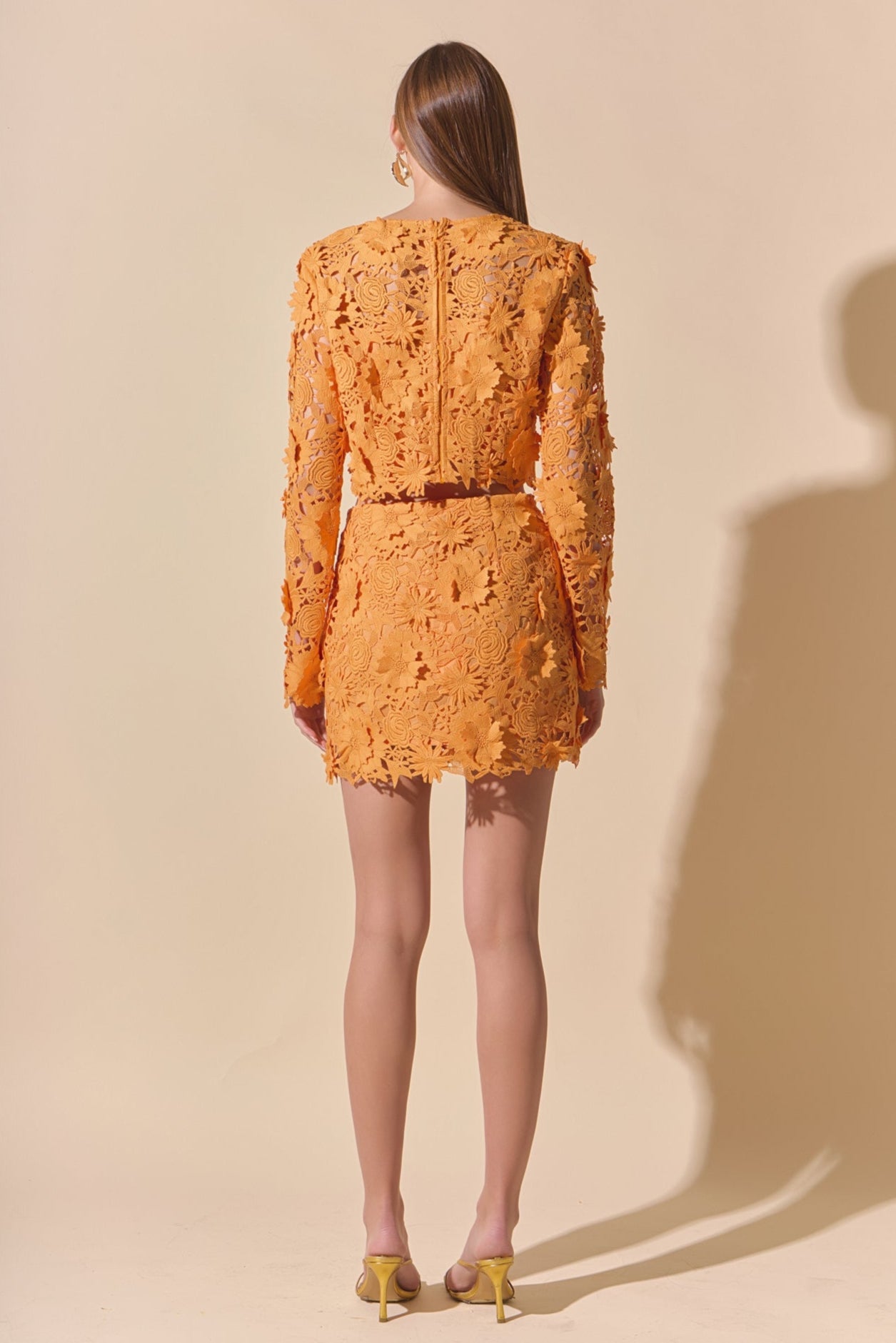 ENDLESS ROSE - Floral Lace Mini Skirt - SKIRTS available at Objectrare