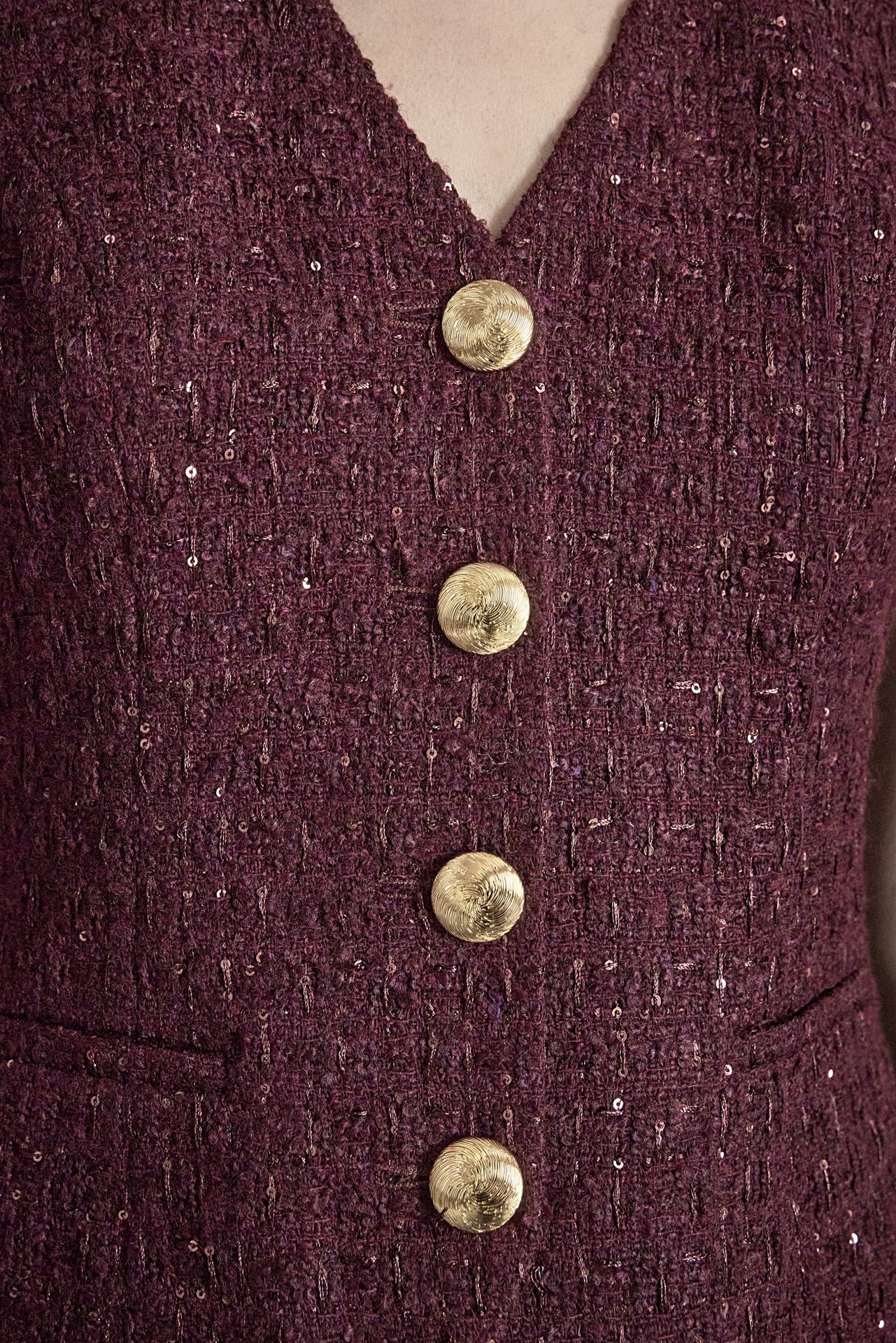 ENDLESS ROSE - Tweed Halter Vest - TOPS available at Objectrare