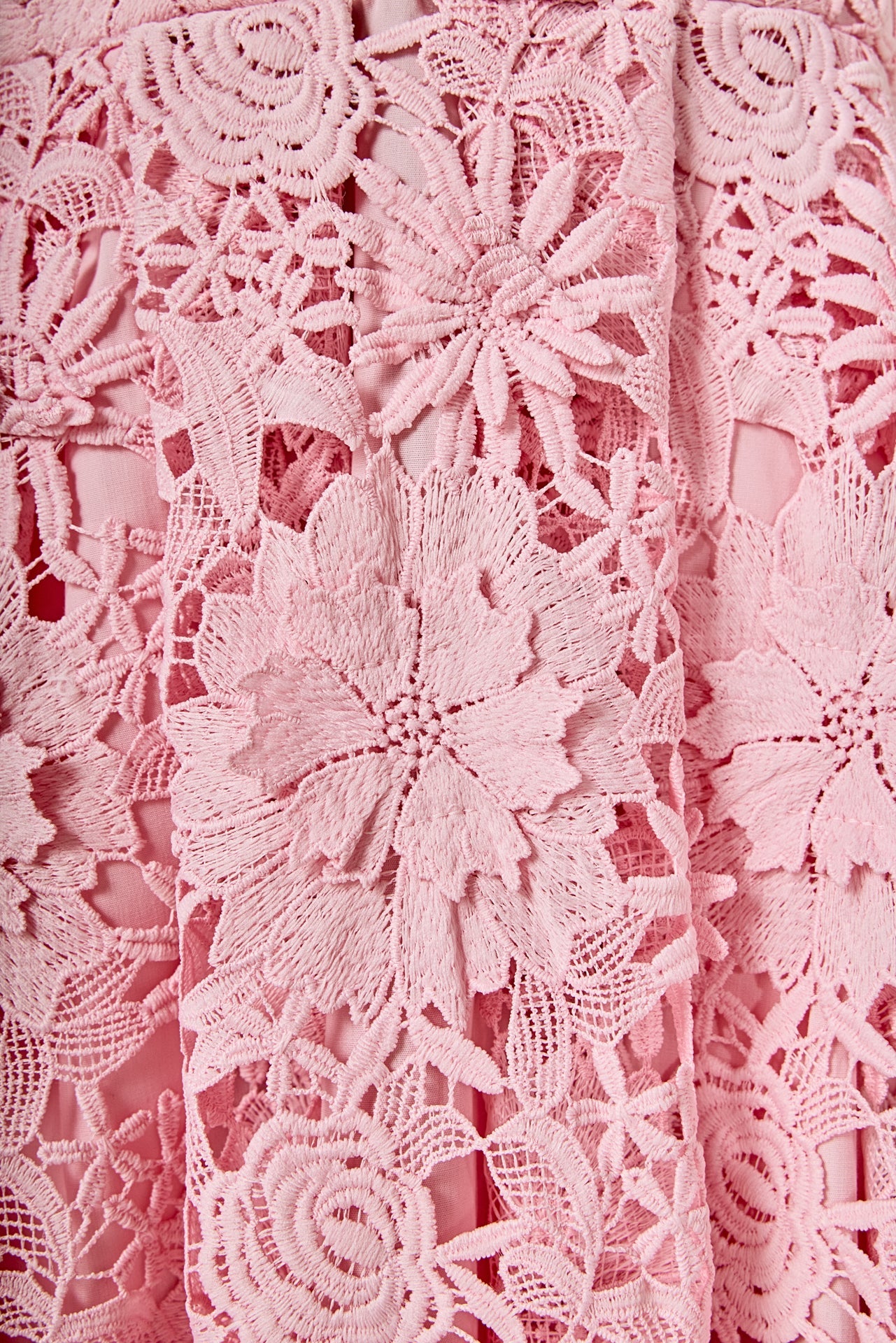 ENDLESS ROSE - 3D Applique Midi Dress - DRESSES available at Objectrare