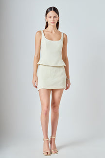 ENDLESS ROSE - Tweed Tank Top - TOPS available at Objectrare