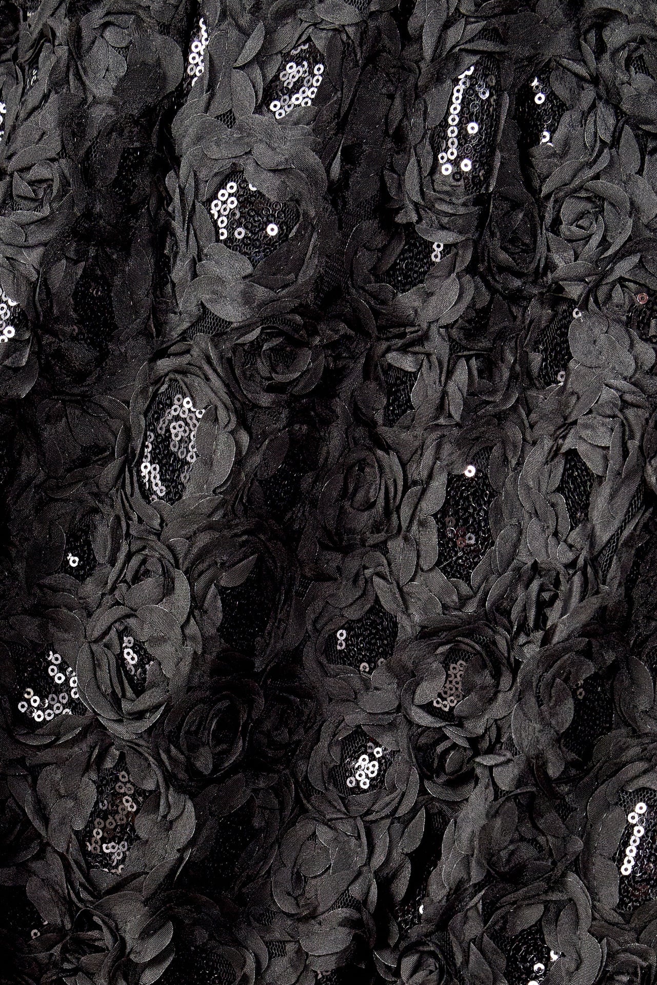 ENDLESS ROSE - Sabrina Floral Sequin Mixed Media Mini Dress - DRESSES available at Objectrare