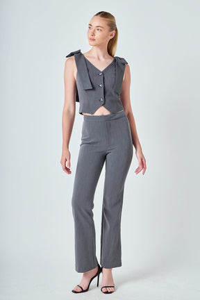 ENDLESS ROSE - Bow Tie Strap Vest - TOPS available at Objectrare