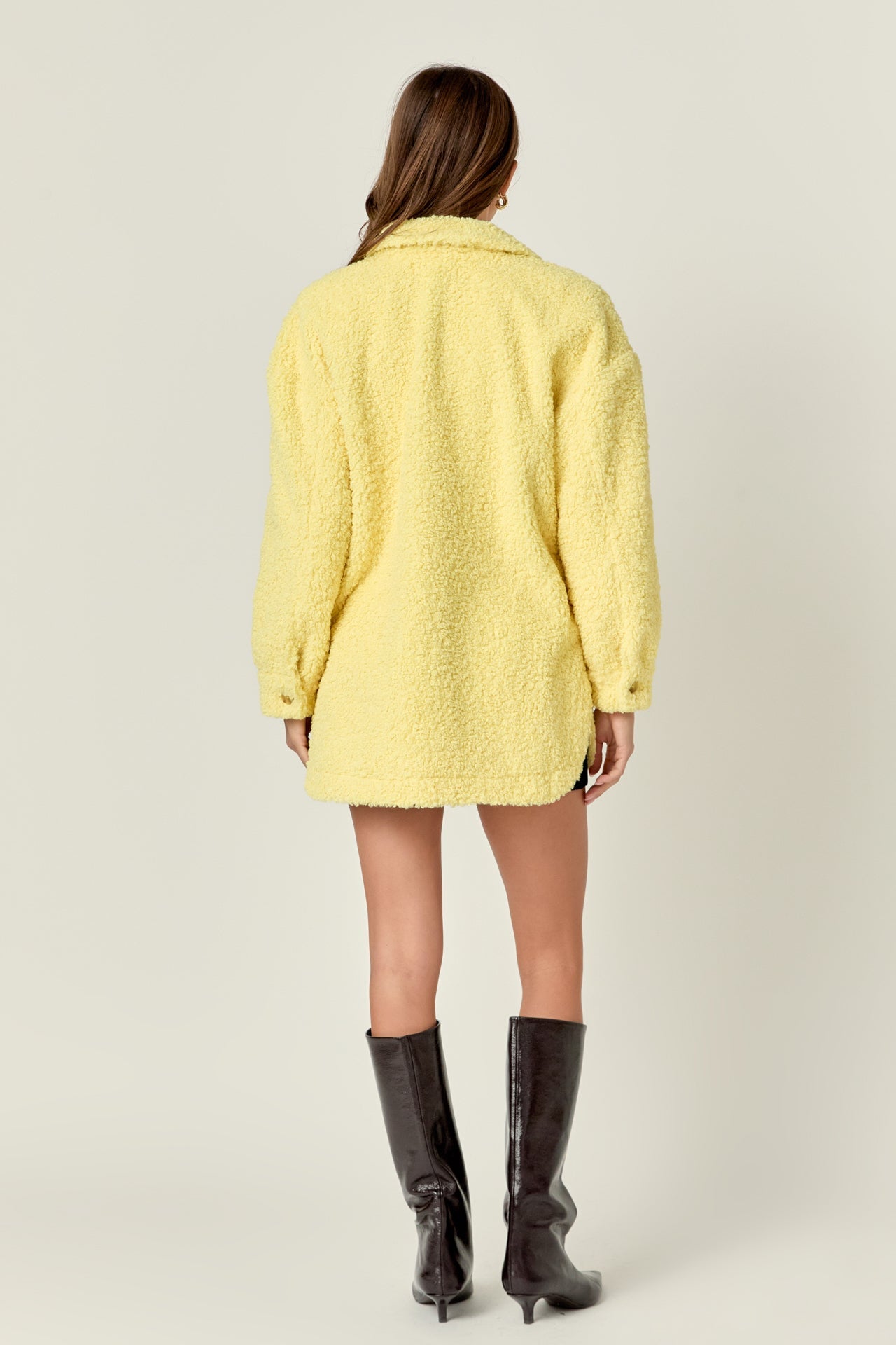 ENGLISH FACTORY - Oversized Sherpa Jacket - JACKETS available at Objectrare