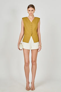 ENDLESS ROSE - Tweed Buttoned Long Top - TOPS available at Objectrare