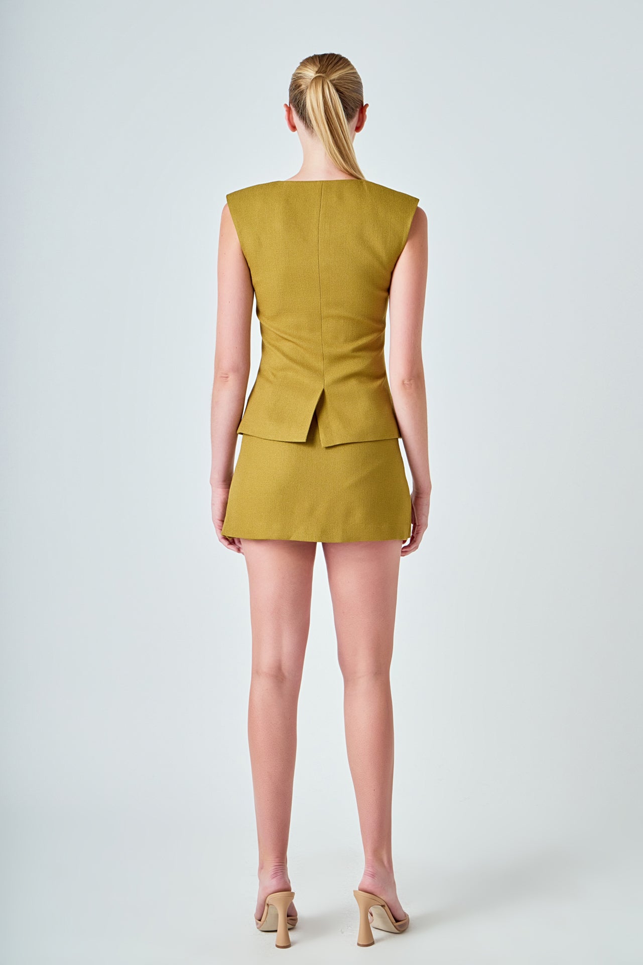 ENDLESS ROSE - Tweed Buttoned Long Top - TOPS available at Objectrare
