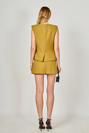 ENDLESS ROSE - Tweed Buttoned Long Top - TOPS available at Objectrare