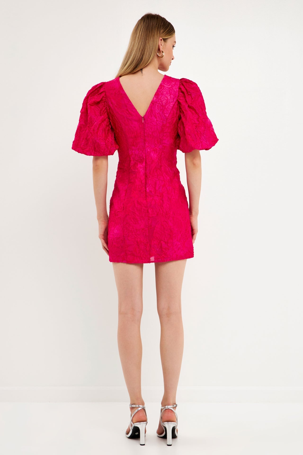 ENDLESS ROSE - Endless Rose - Floral Jacquard Mini Dress - Final Sale - DRESSES available at Objectrare