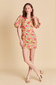 ENDLESS ROSE - Floral Print Mini Dress - DRESSES available at Objectrare