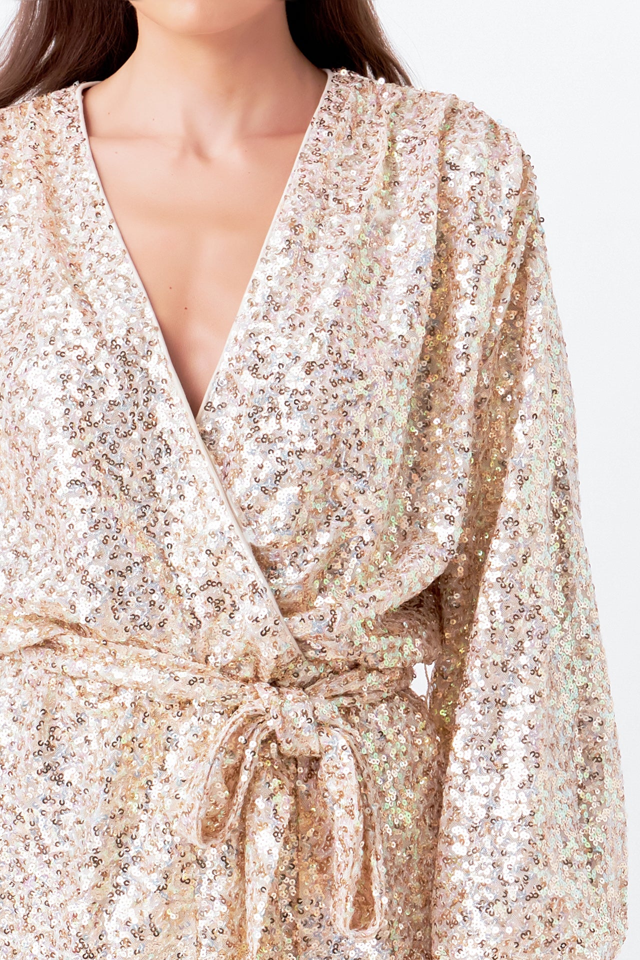 ENDLESS ROSE - Sequin Romper - ROMPERS available at Objectrare