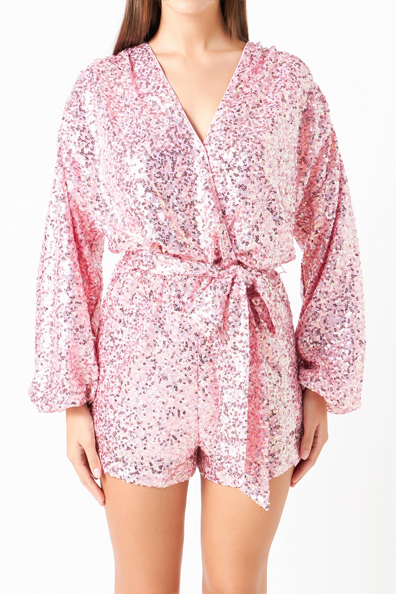 ENDLESS ROSE - Sequin Romper - ROMPERS available at Objectrare