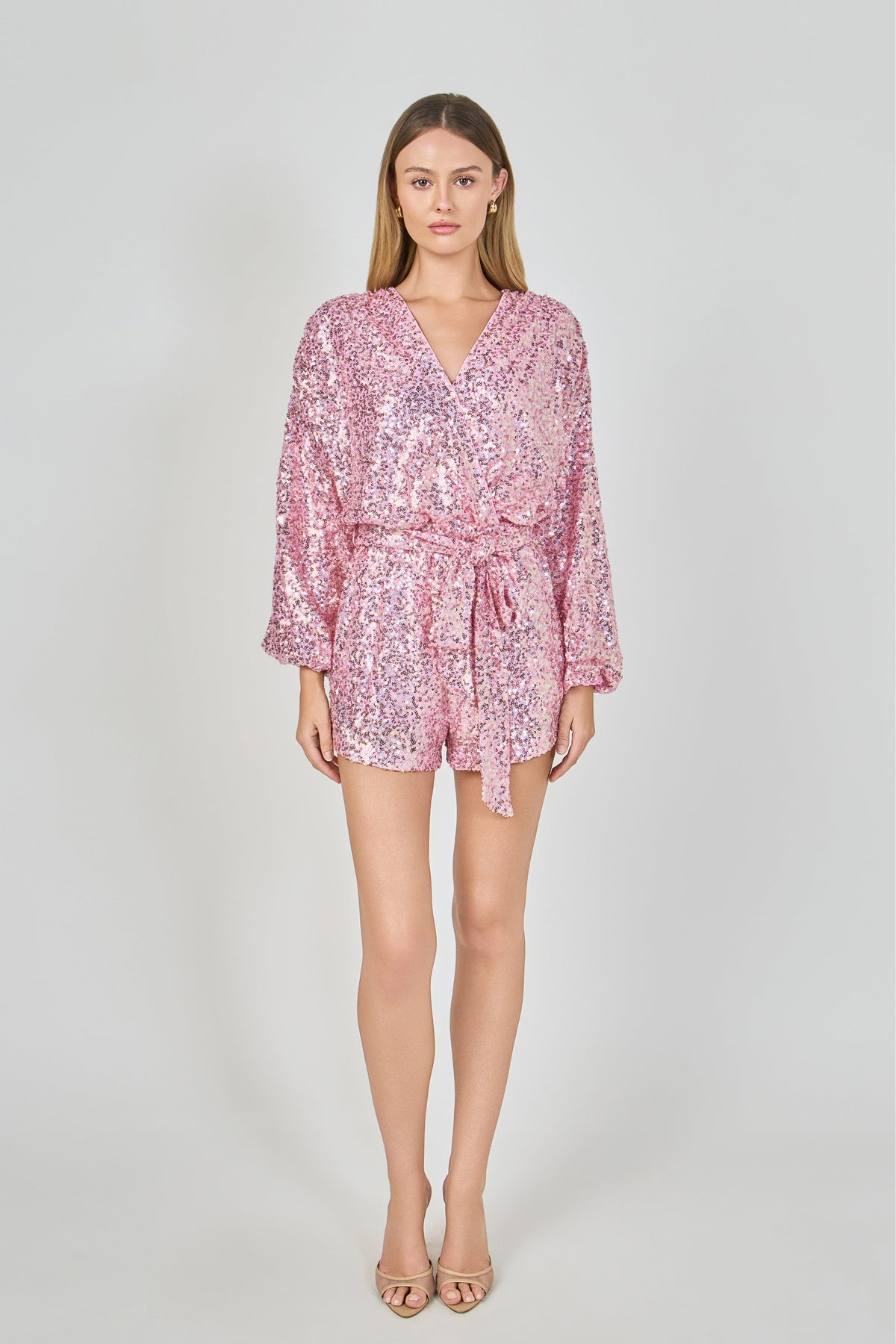 ENDLESS ROSE - Sequin Romper - ROMPERS available at Objectrare