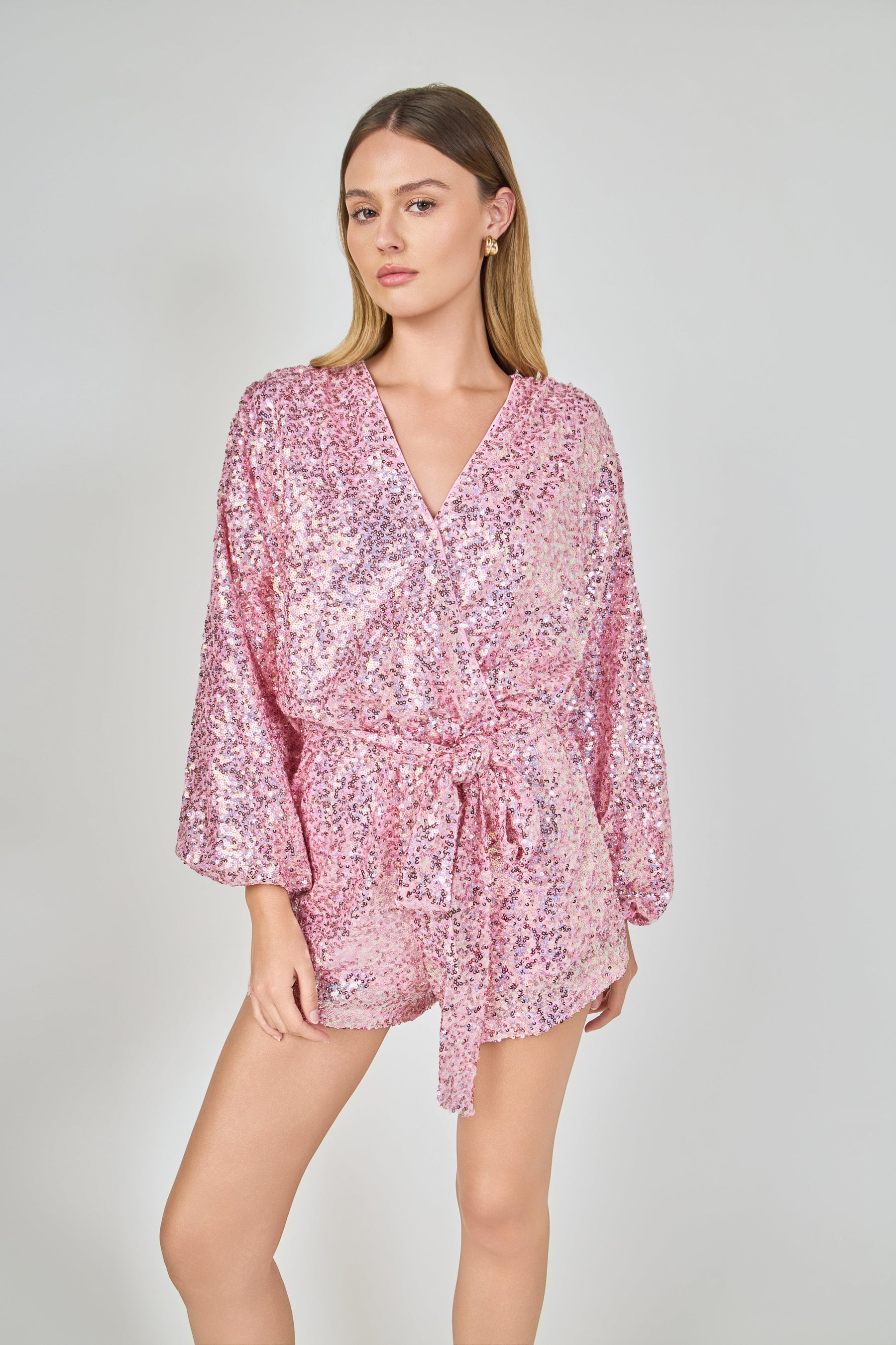 ENDLESS ROSE - Sequin Romper - ROMPERS available at Objectrare