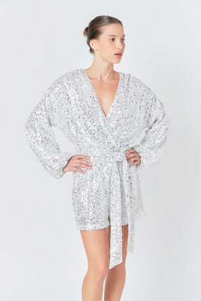 ENDLESS ROSE - Endless Rose - Sequin Romper - ROMPERS available at Objectrare