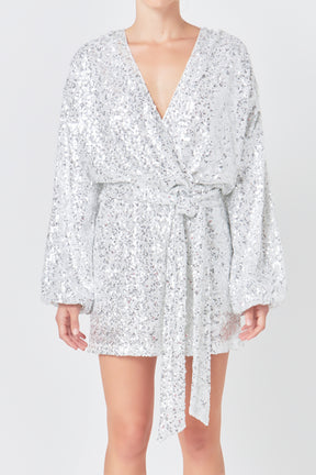 ENDLESS ROSE - Sequin Romper - ROMPERS available at Objectrare