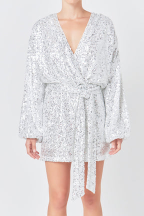 ENDLESS ROSE - Sequin Romper - ROMPERS available at Objectrare