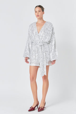 ENDLESS ROSE - Endless Rose - Sequin Romper - ROMPERS available at Objectrare